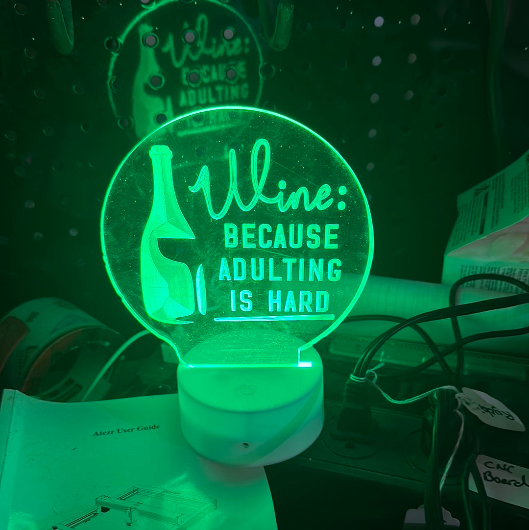 Led light - Wine Sayings