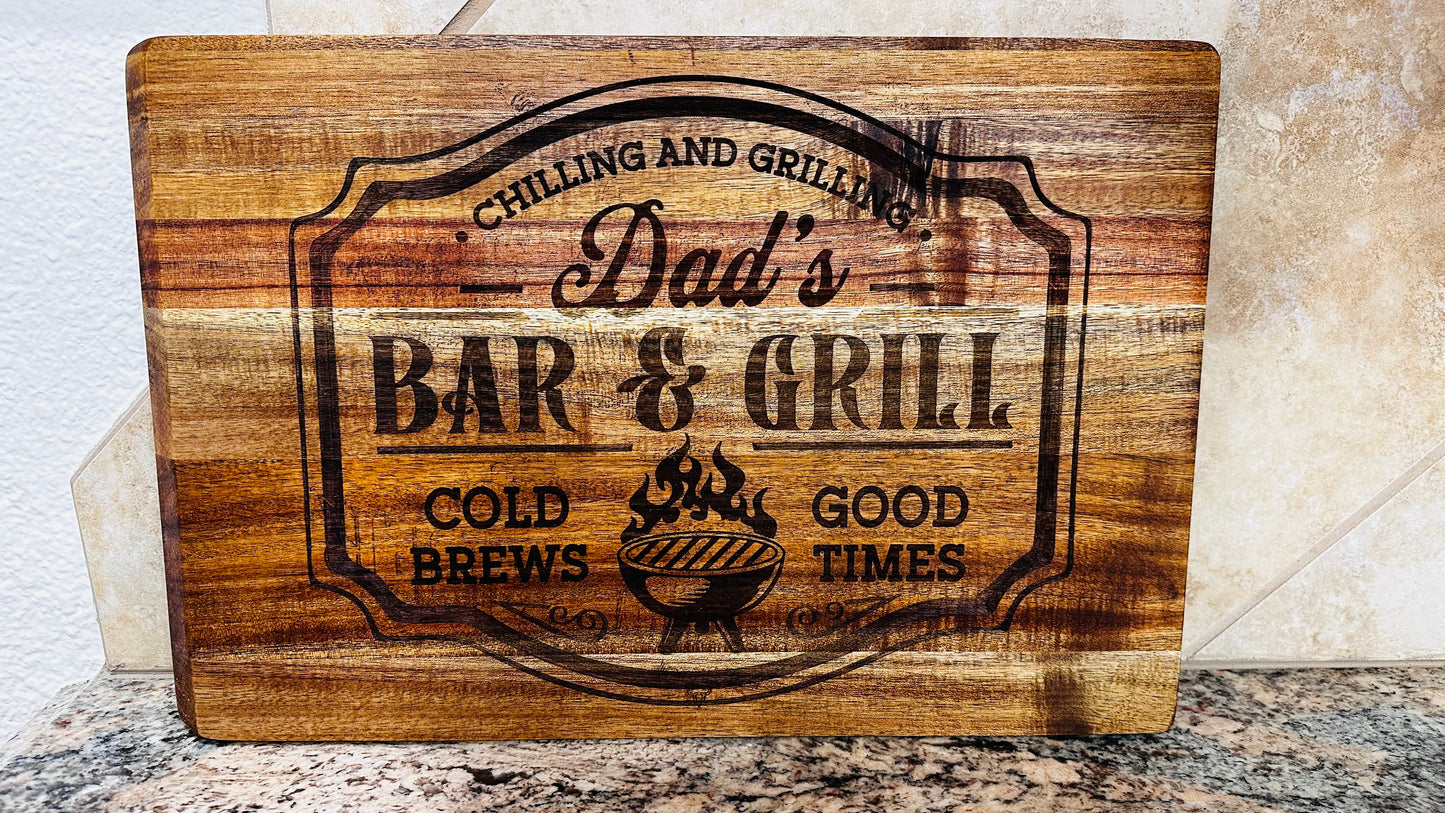 Cutting Board - Dad's Bar & Grill