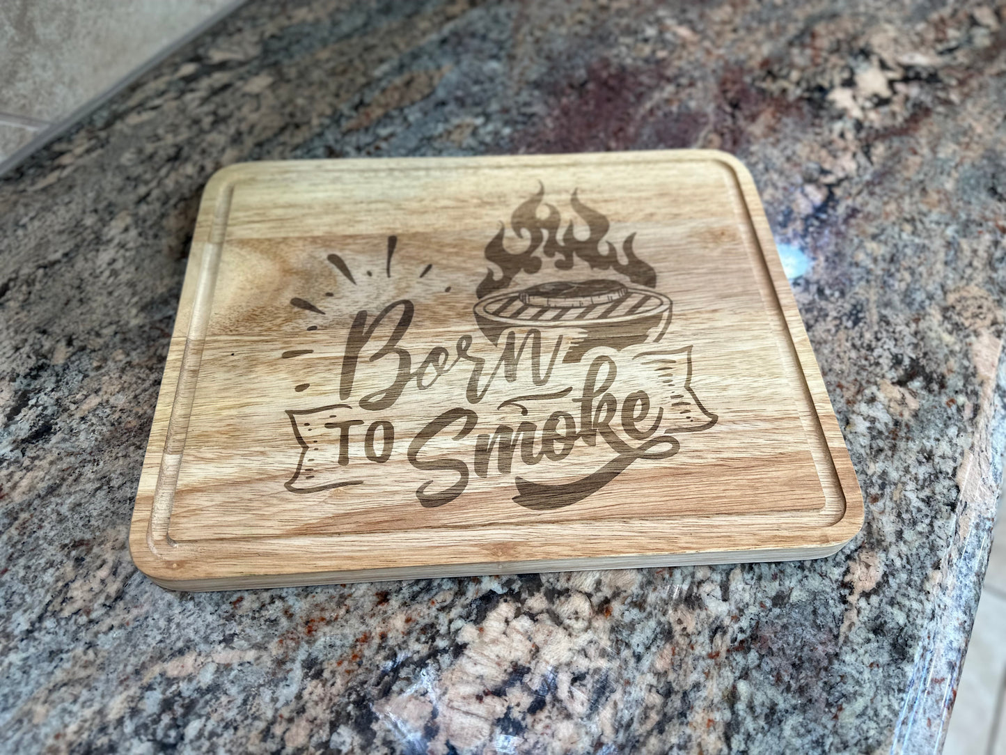 Cutting Board - Born to Smoke