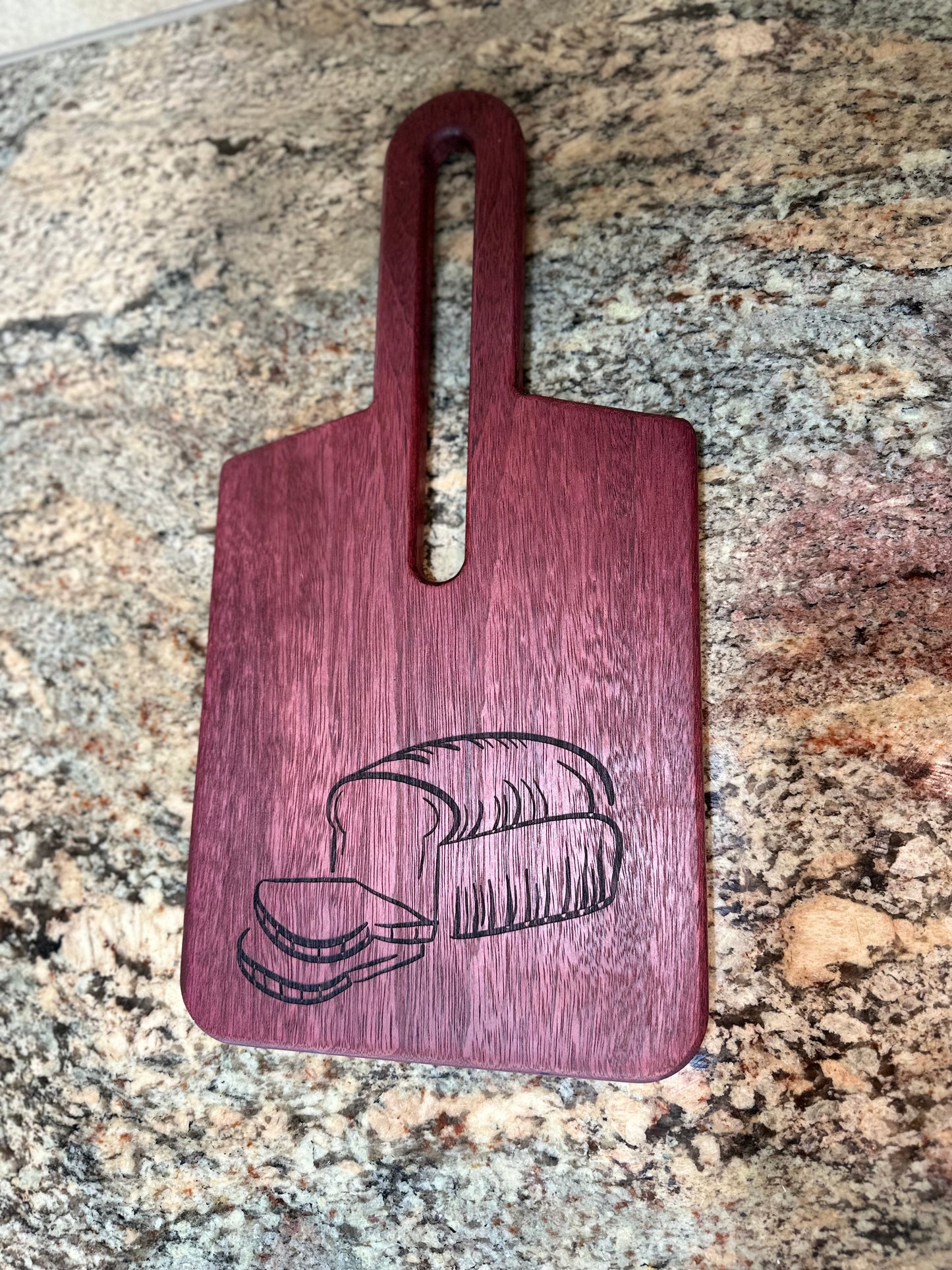 bread board purple heart