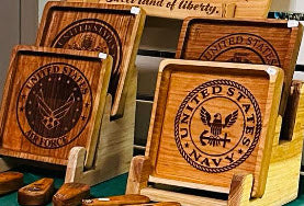 Catch All Tray With Military Logo