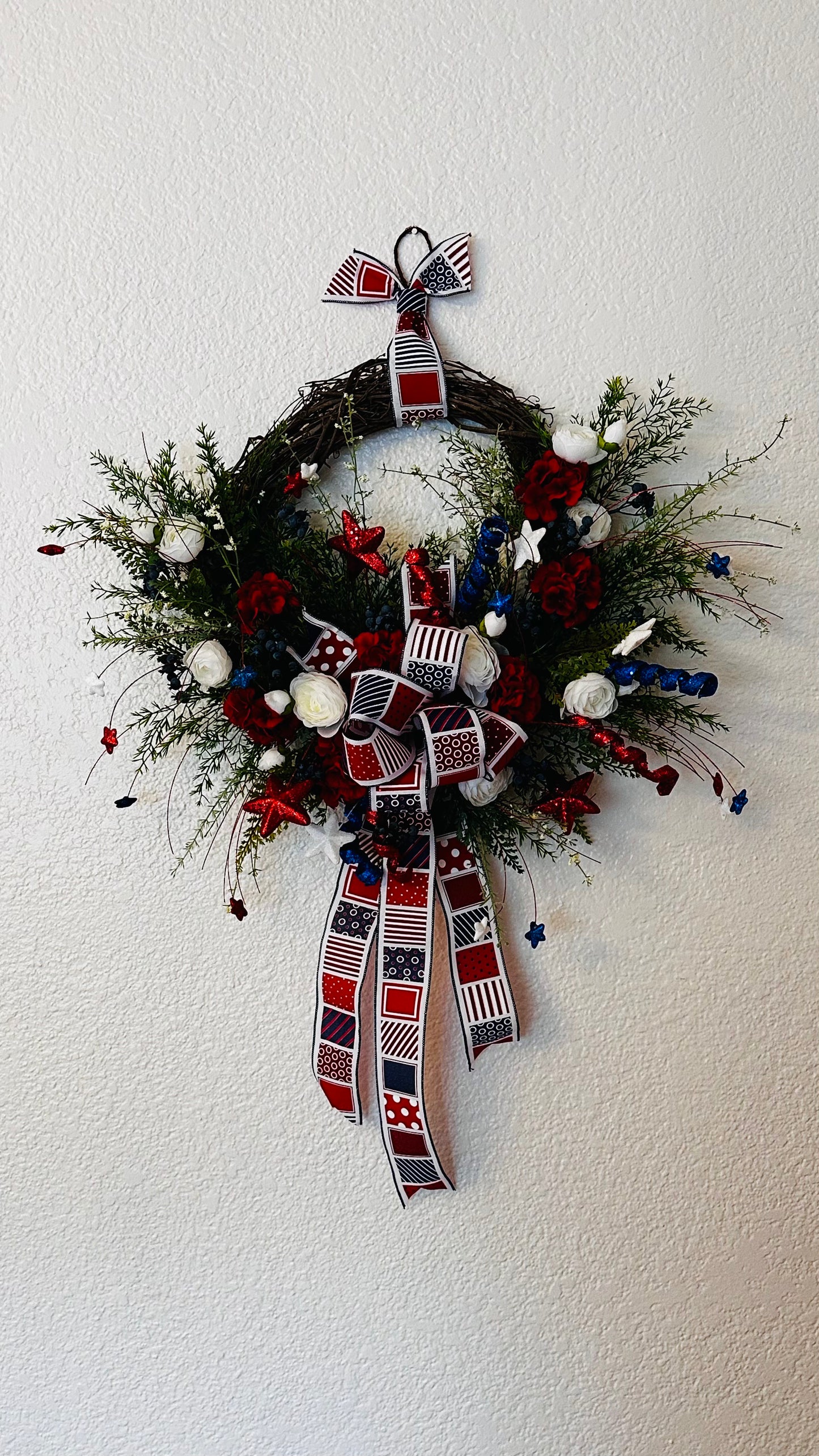 Wreath - Patriotic with Fireworks