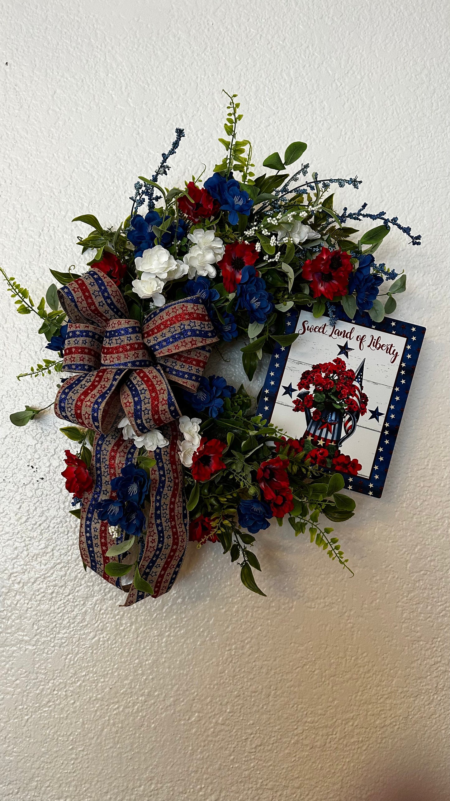 Wreath - Patriotic with Poppies