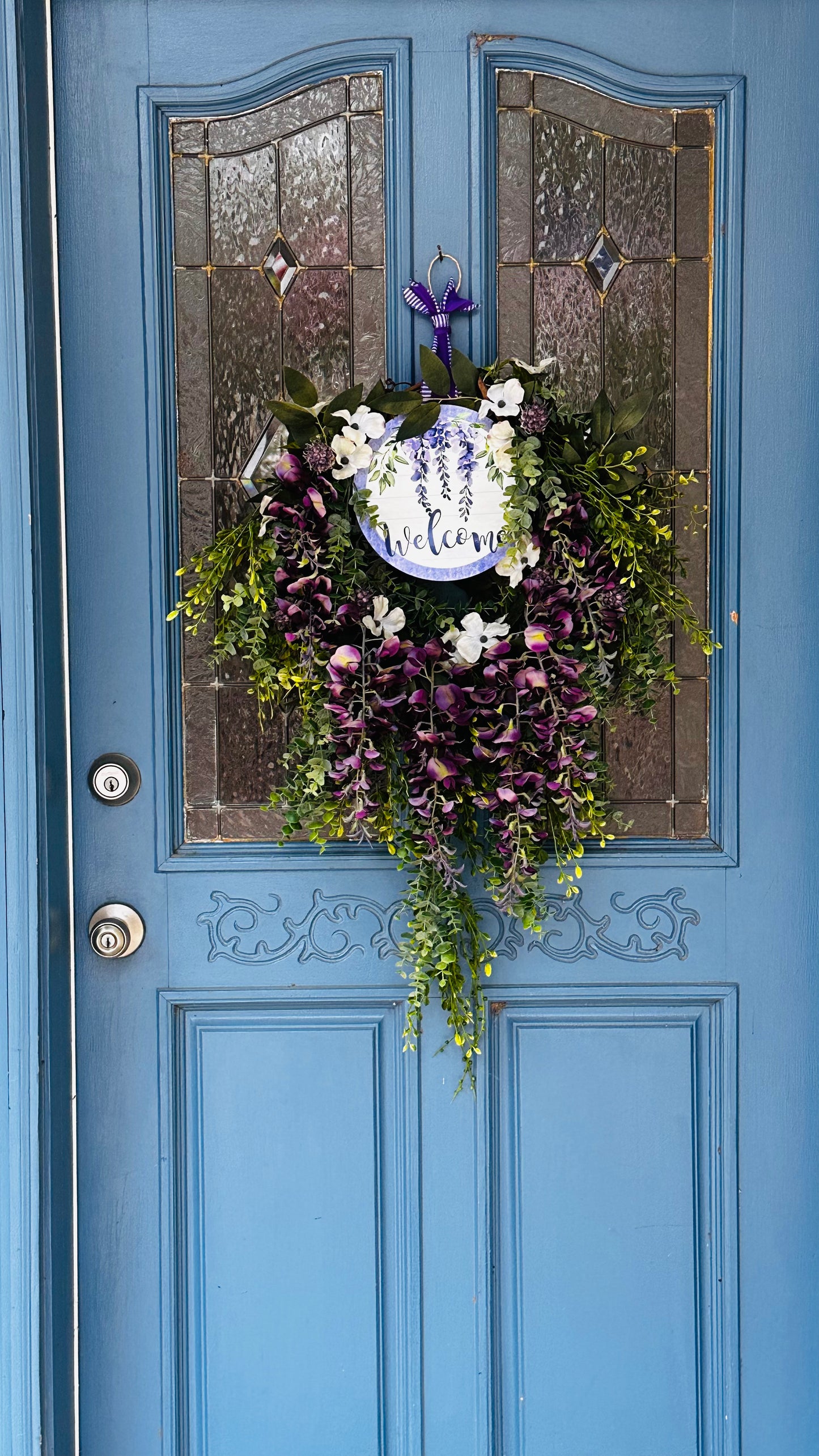 Wreath - Purple Magnolia