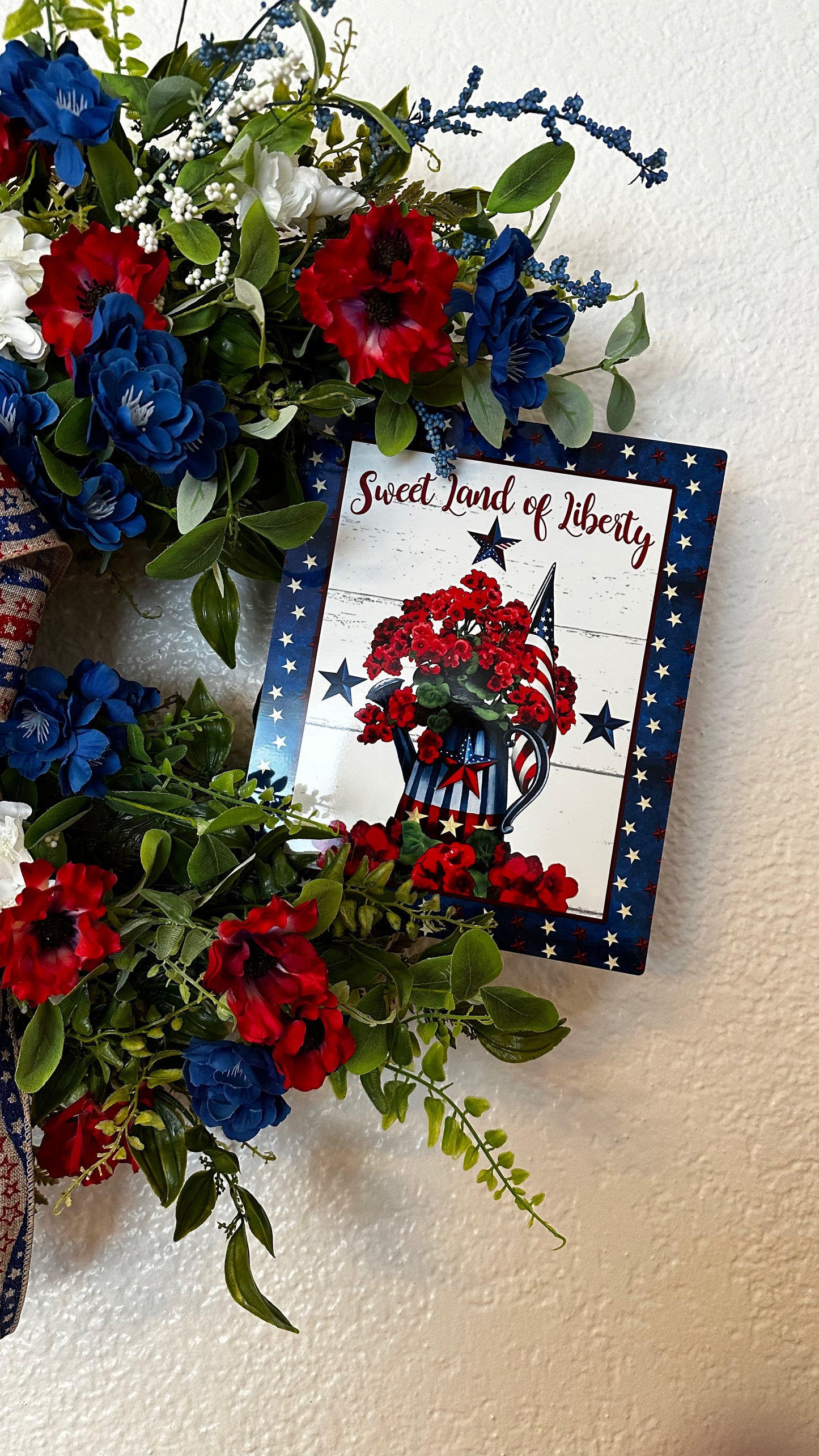Wreath - Patriotic with Poppies