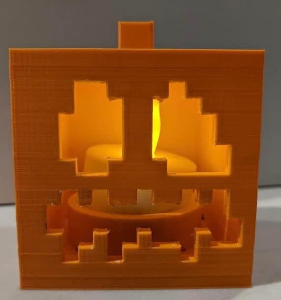 Jack-O-Lantern Video Game Face