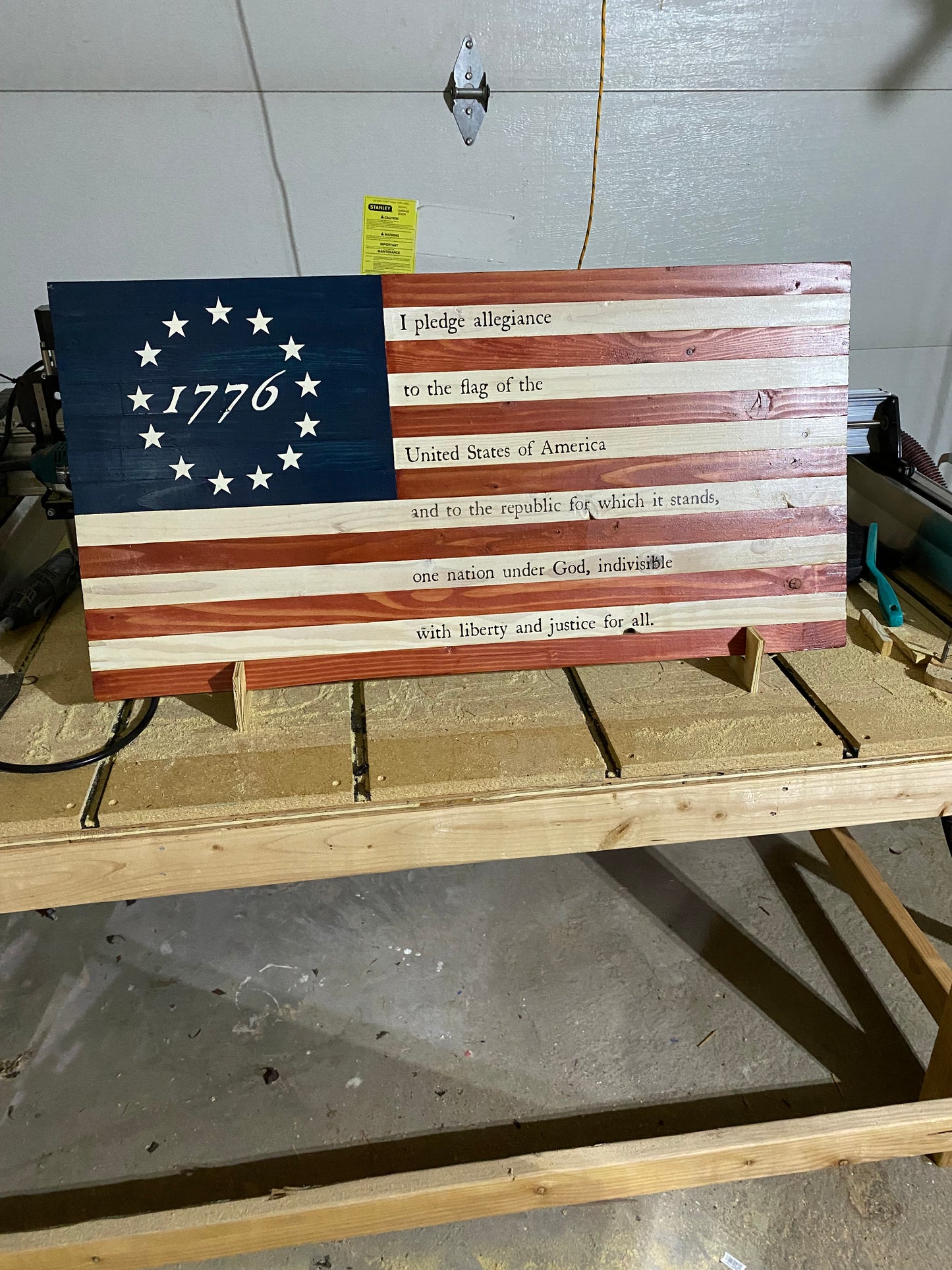 Flag - 1776 with Pledge of Allegiance