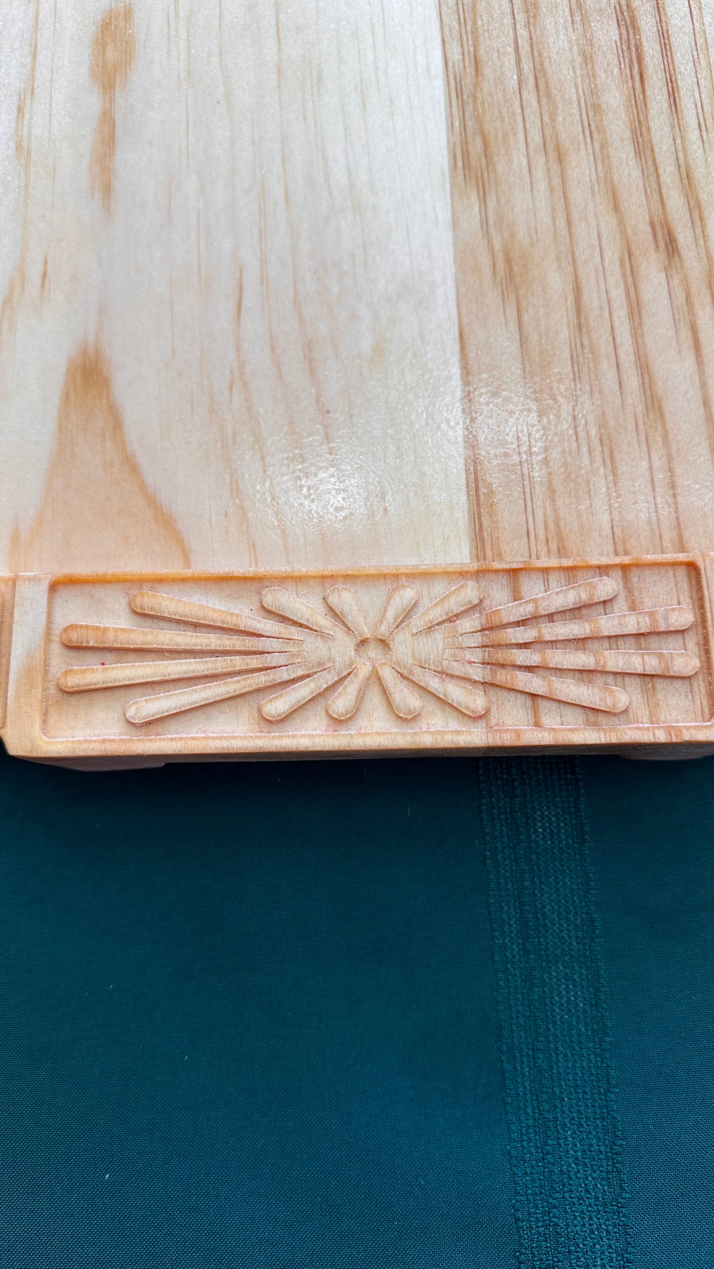 The rosette has been used in design in many cultures throughout the centuries, including in Southwest furniture and other items.