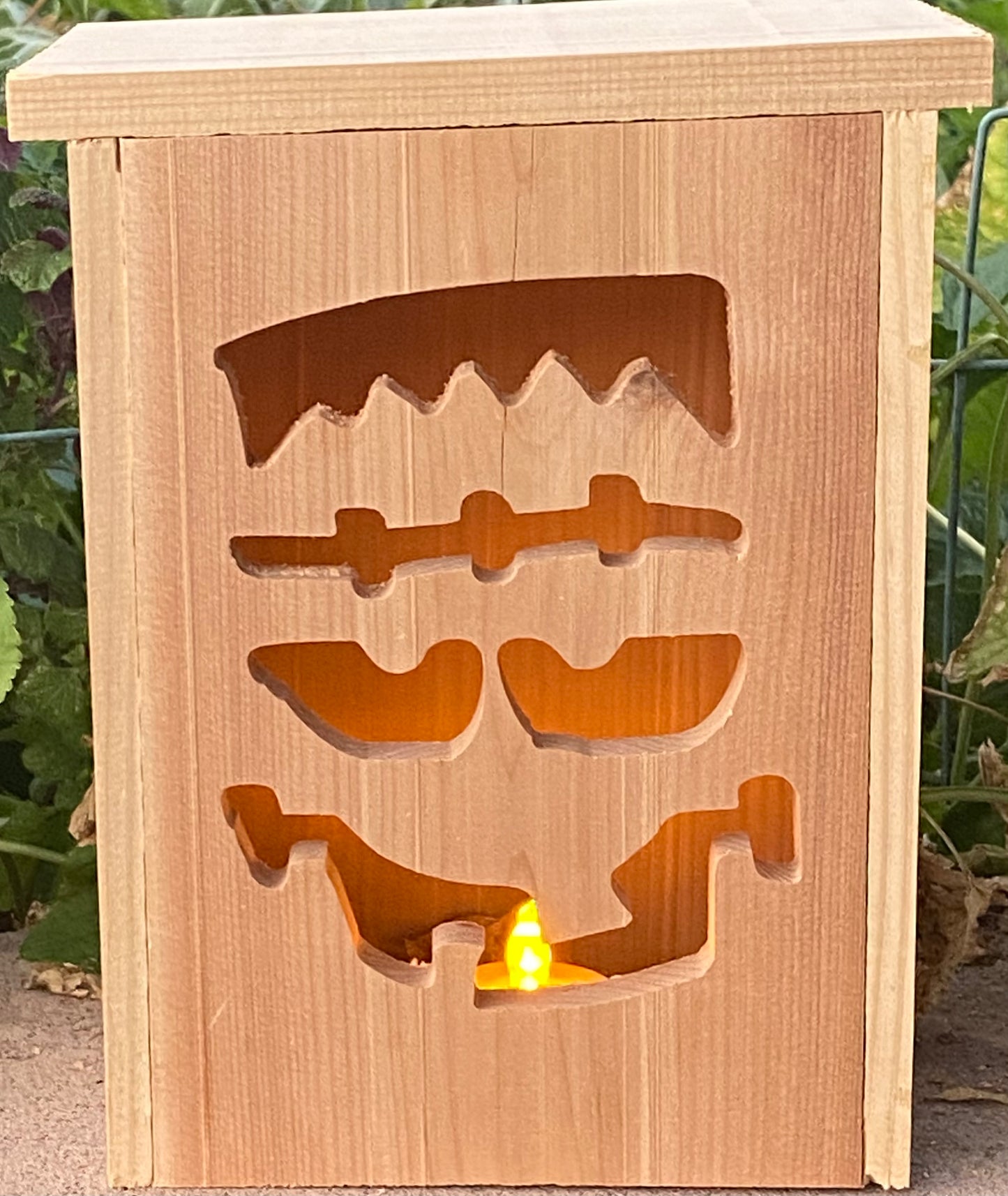 Jack-O-Lantern Face Frankenstein