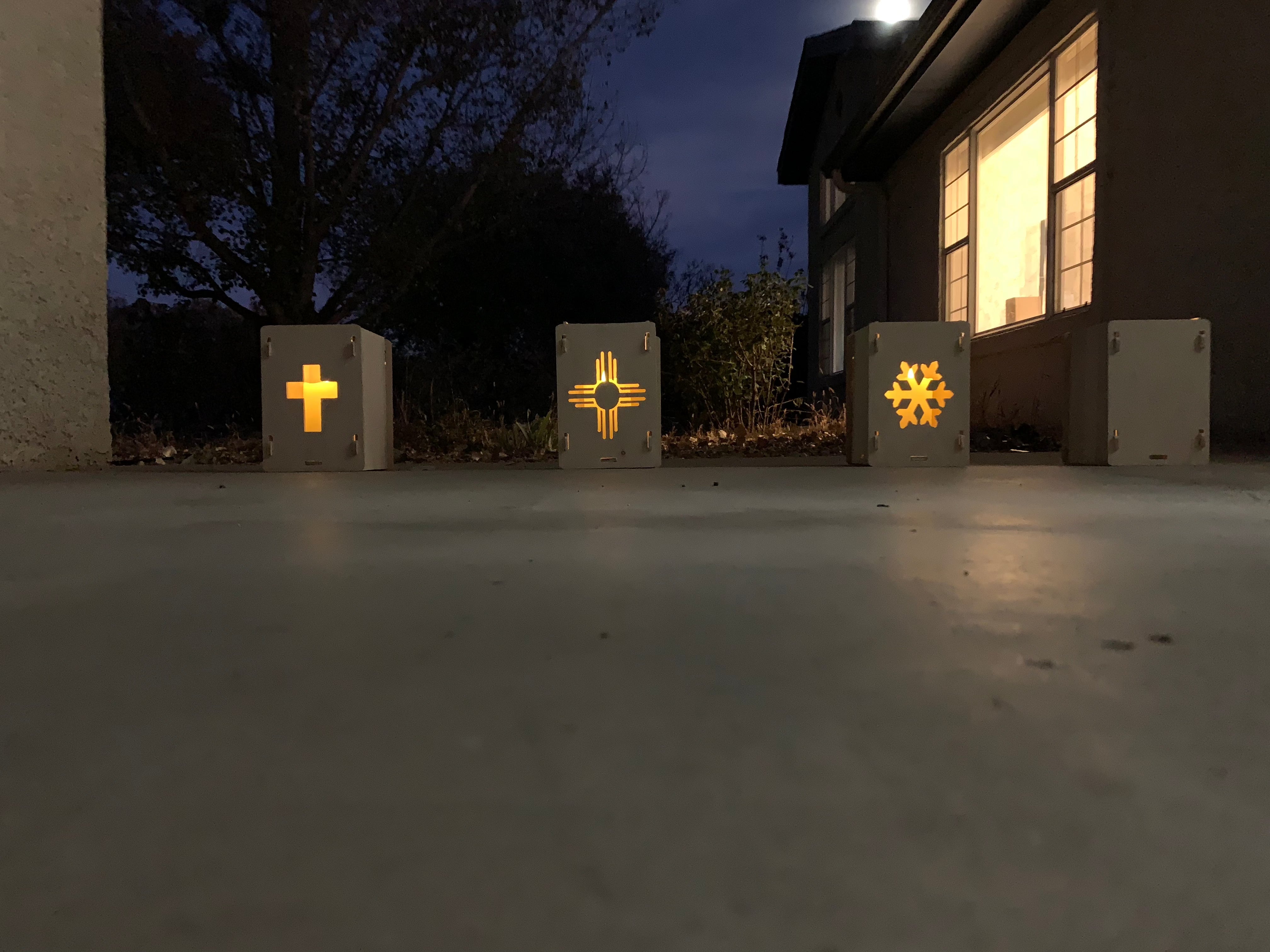 Luminarias Hughes Homestead Designs