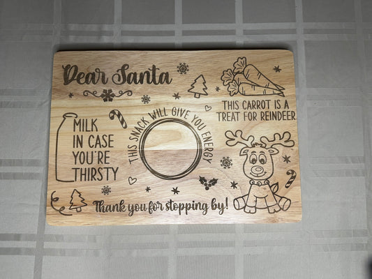 Christmas Board - Dear Santa Thank You For Stopping By
