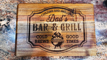 Cutting Board - Dad's Bar & Grill