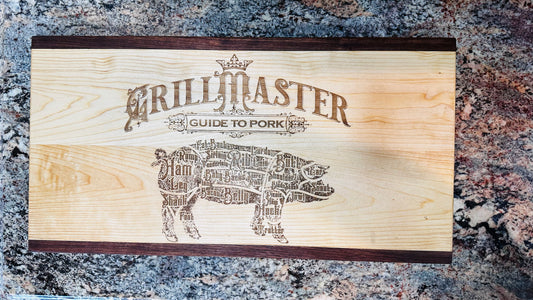 Cutting Board - Grill Master Guide to Pork