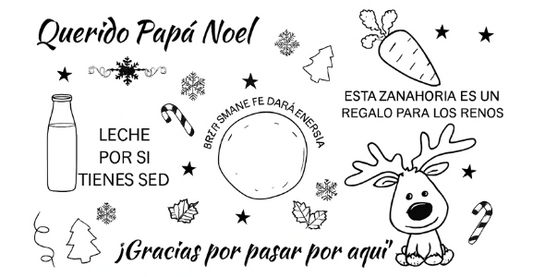 Christmas Board - Querido Papa Noel