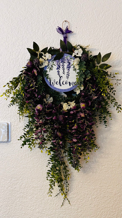 Wreath - Purple Magnolia