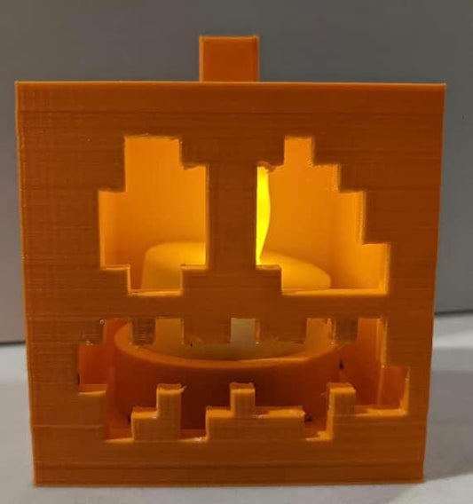 Jack-O-Lantern Video Game Face