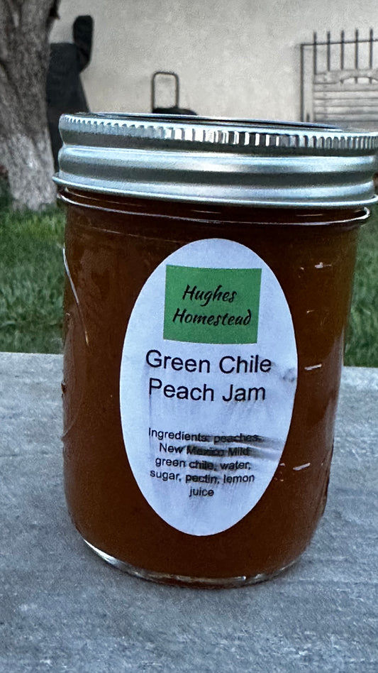 Green Chile Peach Jam